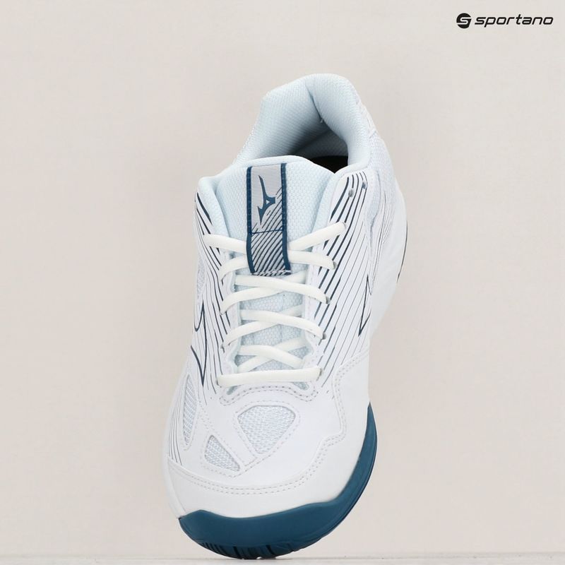 Férfi röplabda cipő Mizuno Cyclone Speed 4 white/sailor blue/silver 15