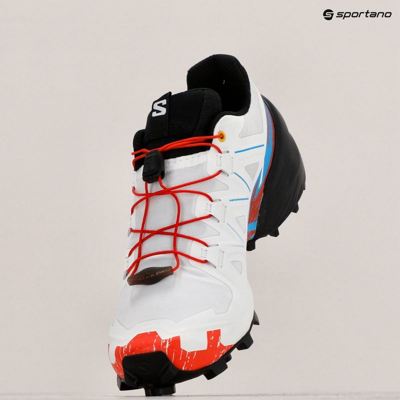 Salomon Speedcross 6 női futócipő fehér/fekete/tüzes piros 11