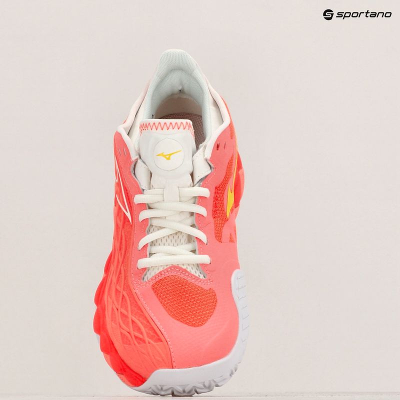 Női teniszcipő Mizuno Wave Enforce Tour CC candy coral/hófehér/hófehér/neon flame 9