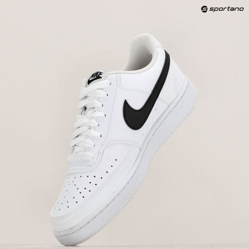 Nike Court Vision Low Next Nature white/black/white férfi cipő 9