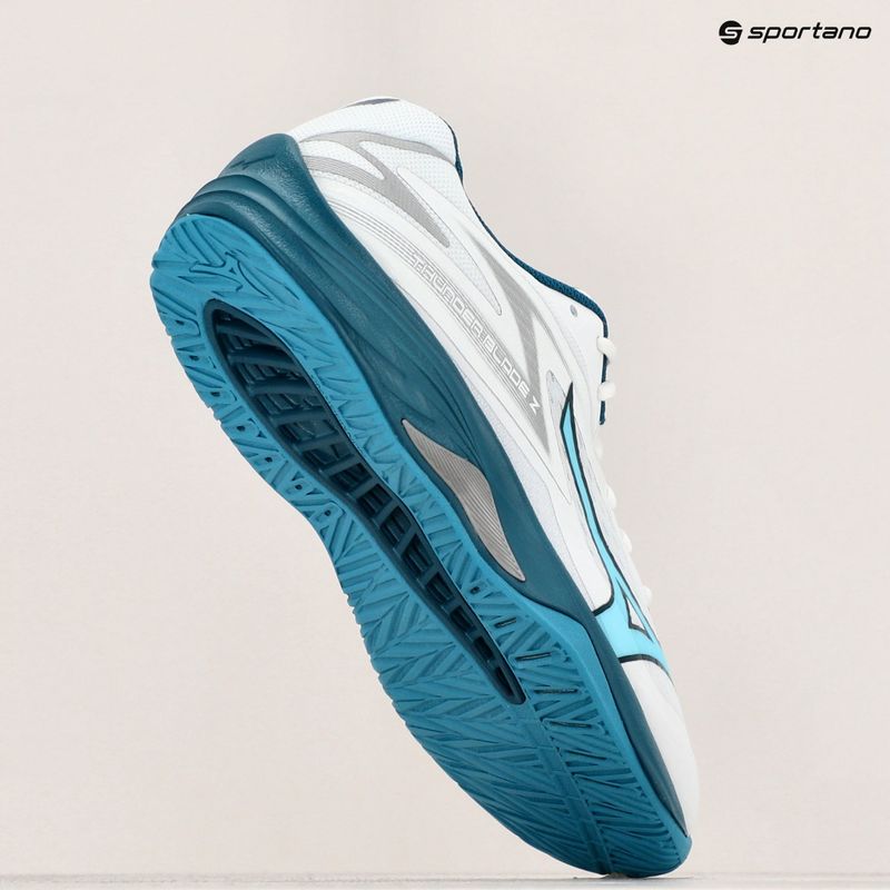 Férfi röplabda cipő Mizuno Thunder Blade Z white/sailor blue/silver 9