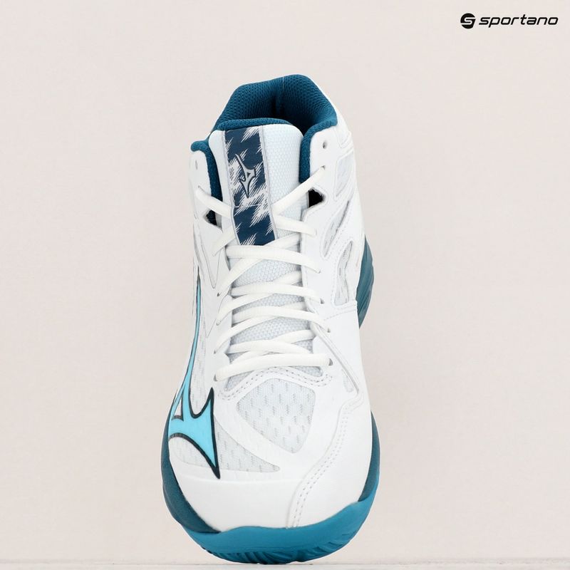 Férfi röplabda cipő Mizuno Thunder Blade Z Mid white/sailor blue/silver 9