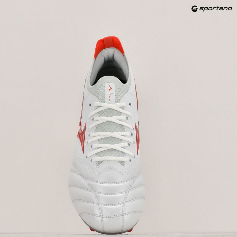 Férfi focicipő Mizuno Morelia Neo IV Β Japan Mix white/radiant red/hot coral 9