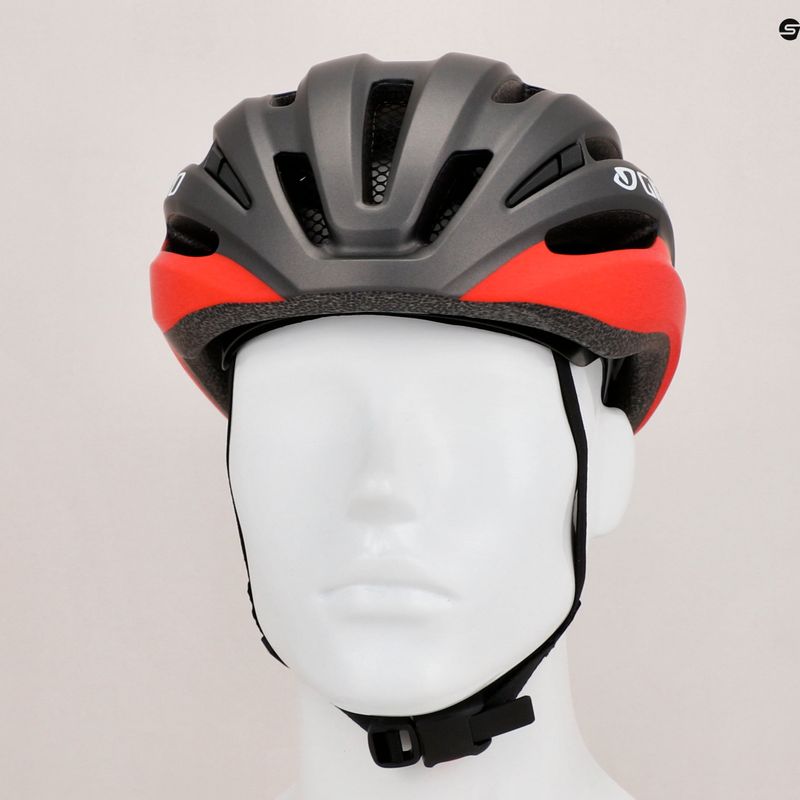 Kerékpáros sisak Giro Isode II Integrated MIPS matte black/red 10