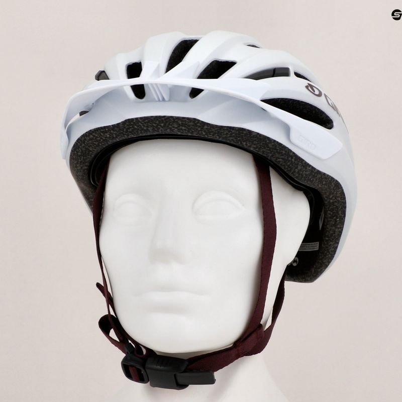 Kerékpáros sisak Giro Register II Integrated MIPS matte white/dark cherry 10