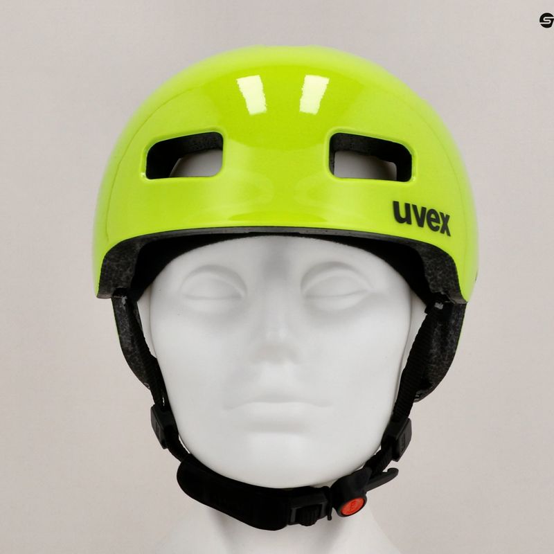 Gyermek kerékpáros sisak UVEX HLMT 4 neon yellow 12