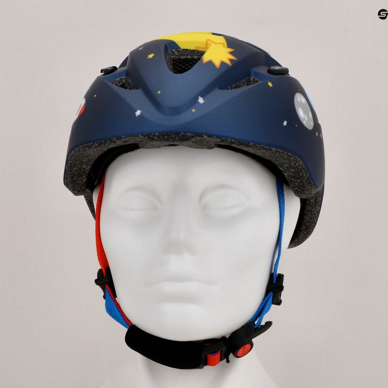 Gyermek kerékpáros sisak UVEX Kid 2 CC dark blue rocket matt 13