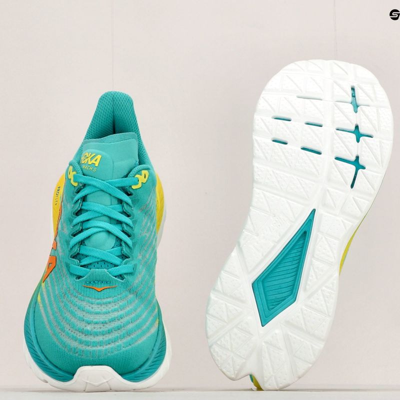 Női futócipő HOKA Mach 5 kék/sárga 1127894-CEPR 12