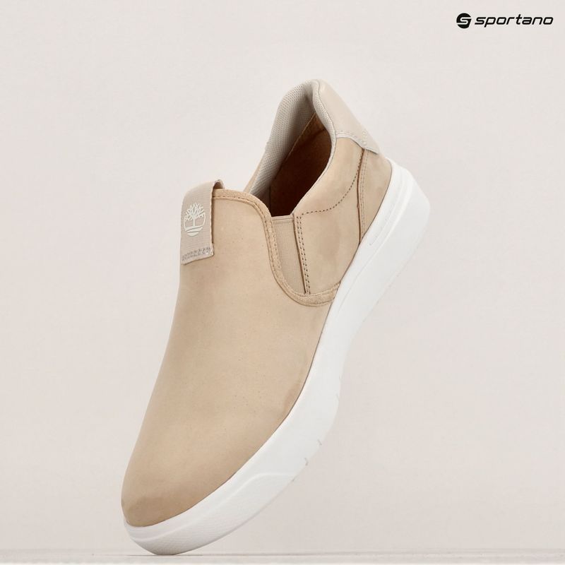 Férfi cipő Timberland Seneca Bay Slip On light beige nubuk 9