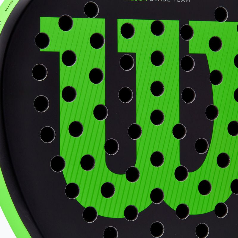 Wilson Blade Team V2 Padel ütő fekete-zöld WR067411U2 10