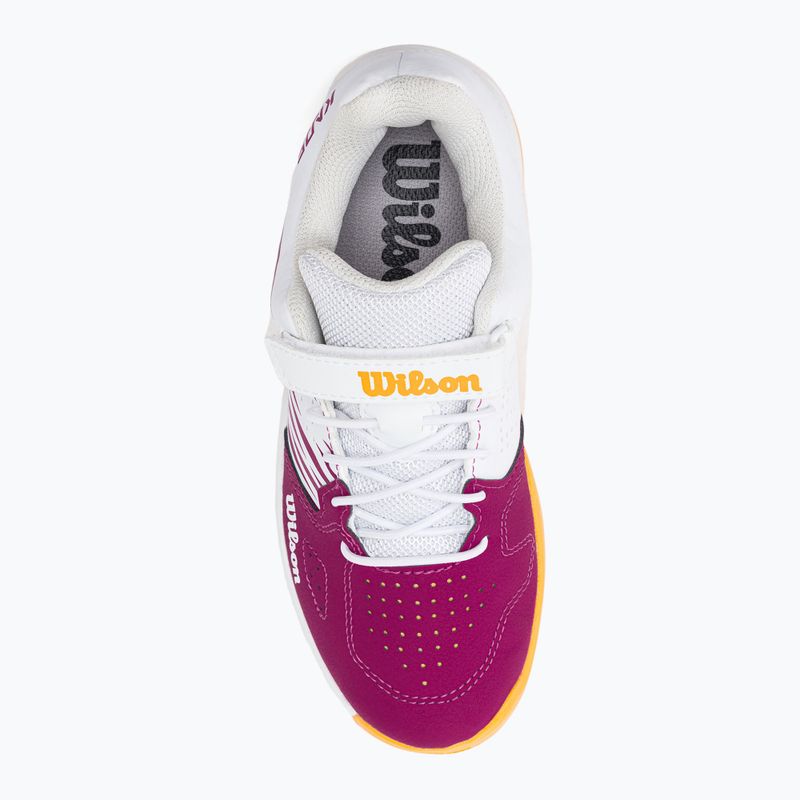 Gyermek teniszcipő Wilson Kaos K 2.0 fehér és rózsaszín WRS329190 6