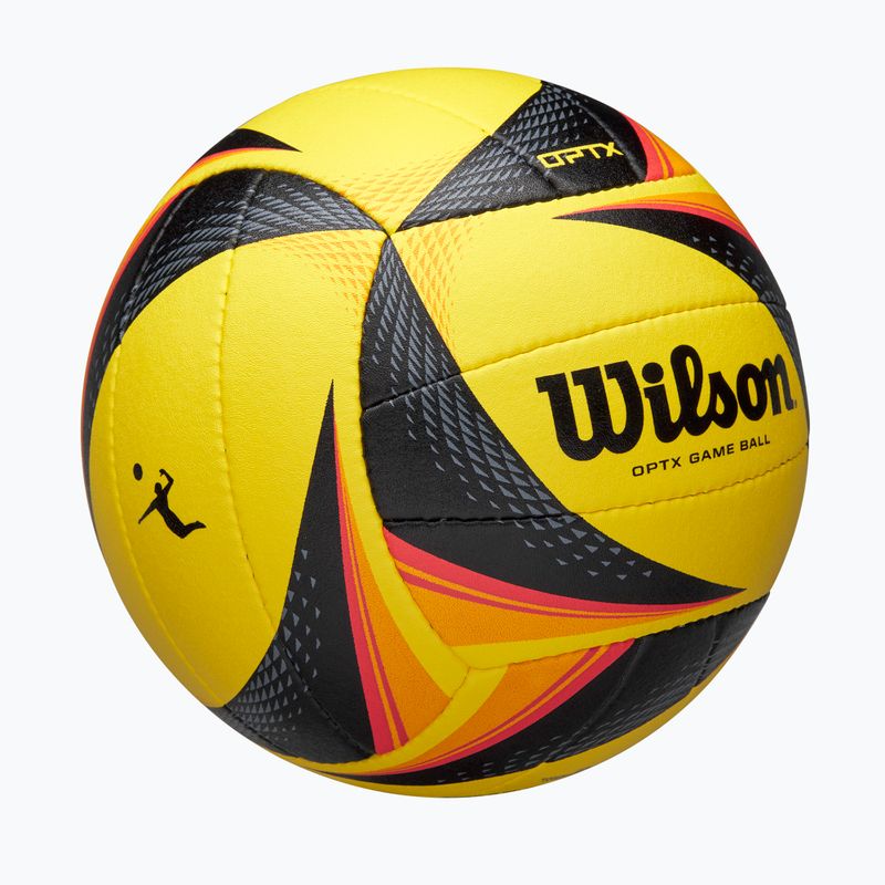Wilson röplabda OPTX AVP VB Game black/yellow méret 5 2