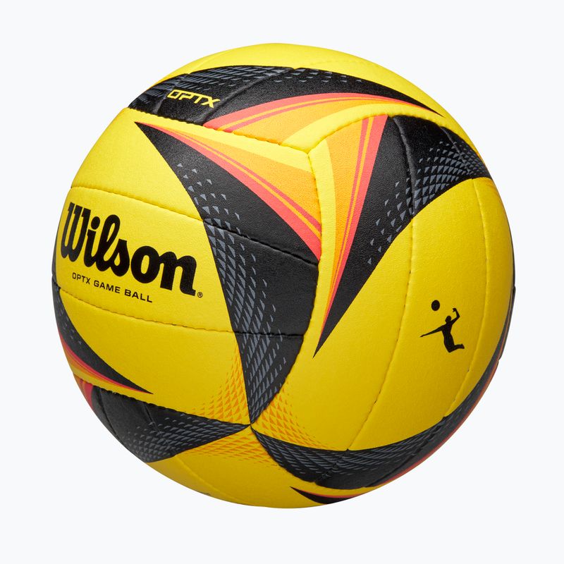 Wilson röplabda OPTX AVP VB Game black/yellow méret 5 3