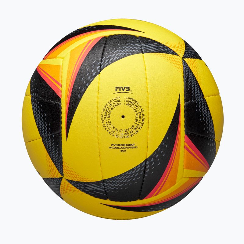 Wilson röplabda OPTX AVP VB Game black/yellow méret 5 5