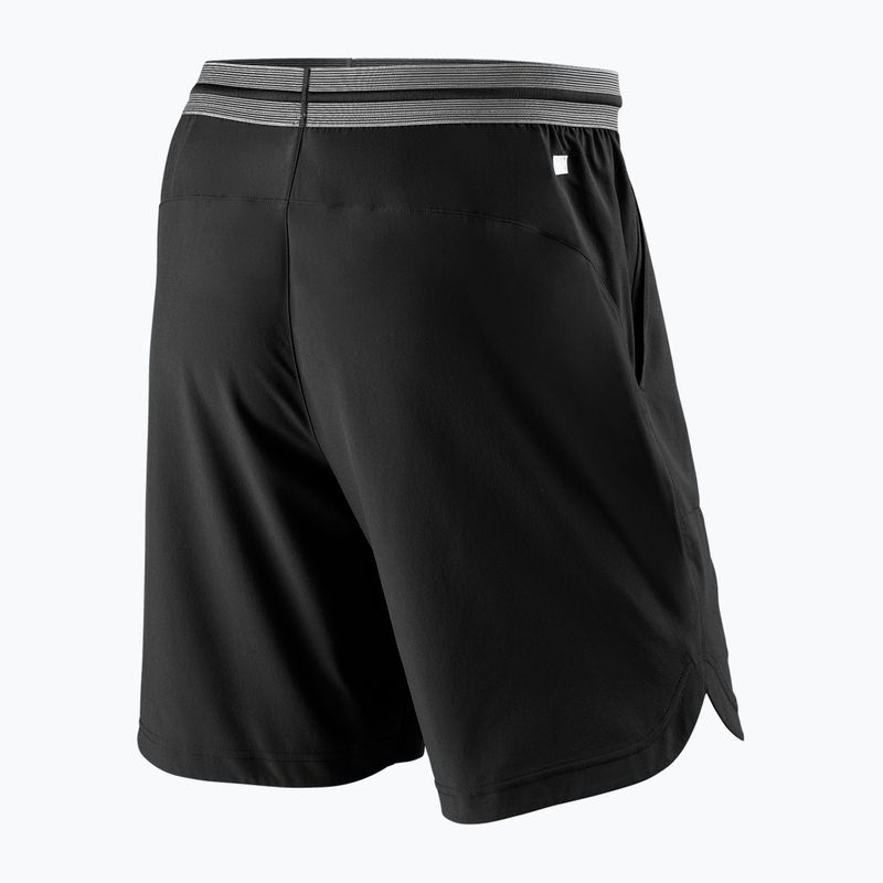 Férfi tenisznadrág Wilson Bela Power 8 Short II fekete WRA806902 2