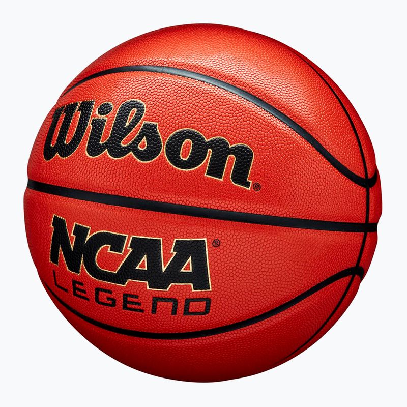 Wilson NCAA Legend narancssárga/fekete kosárlabda 5. méret 4