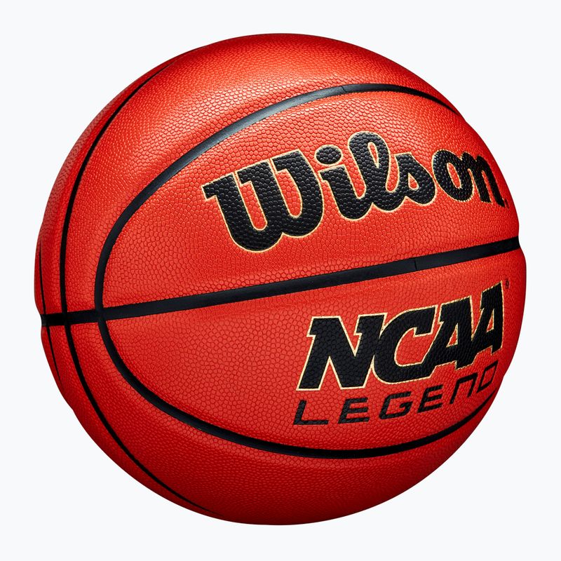 Wilson NCAA Legend narancssárga/fekete 7-es kosárlabda méret 2