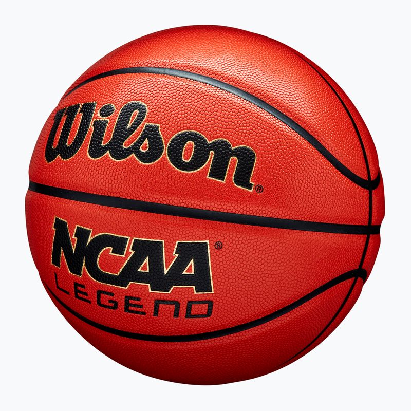 Wilson NCAA Legend narancs/fekete kosárlabda 7 méret 3
