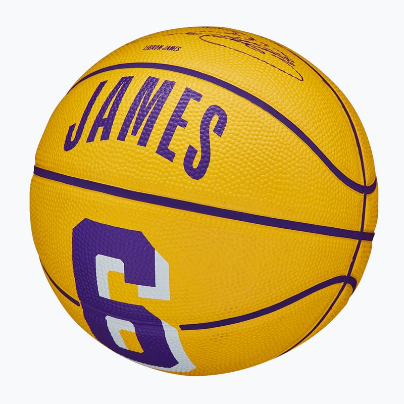Wilson NBA Player Icon Mini Lebron kosárlabda WZ4007201XB3 méret 3 4