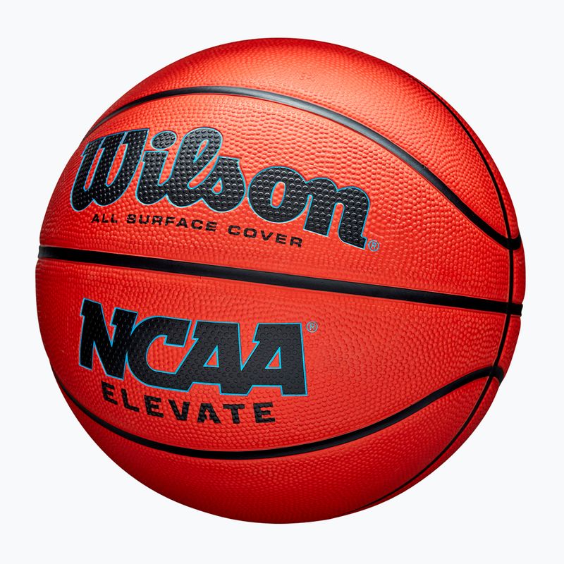 Wilson NCAA Elevate narancssárga/fekete gyermek kosárlabda 5. méret 3