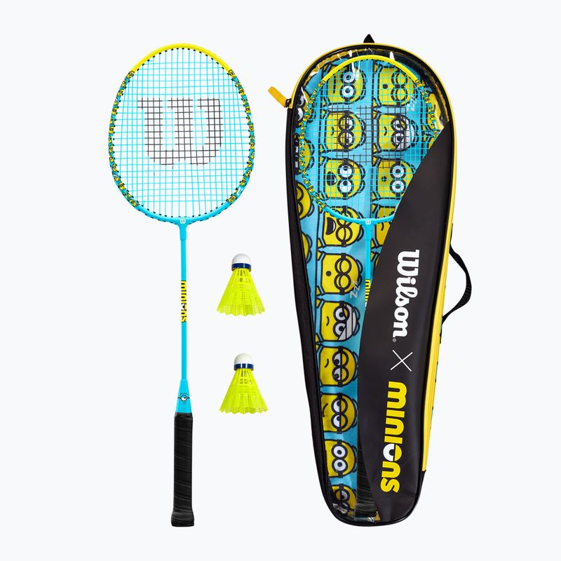 Wilson Minions 2.0 fekete/sárga gyermek tollaslabda szett