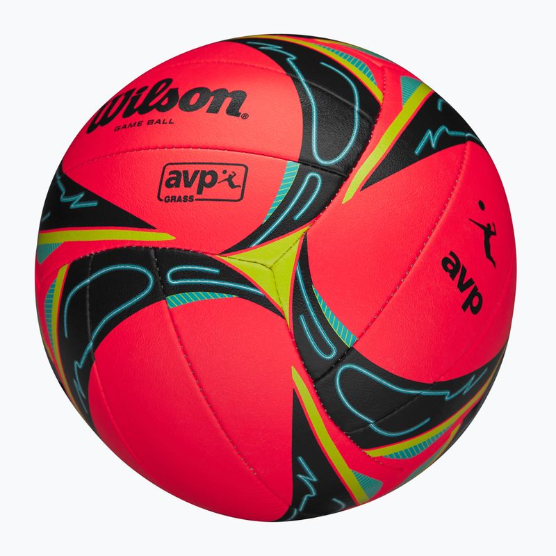Wilson AVP GRX strandröplabda/Grass játéklabda piros 5 méret 5