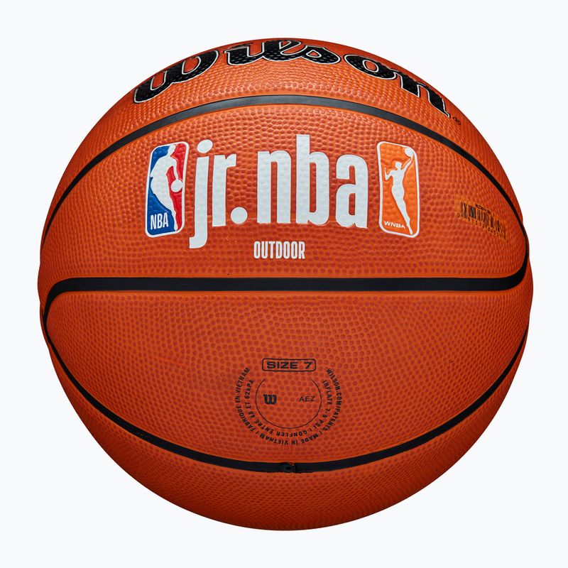 Wilson NBA JR Fam Logo Authentic Outdoor barna kosárlabda 7-es méret 5