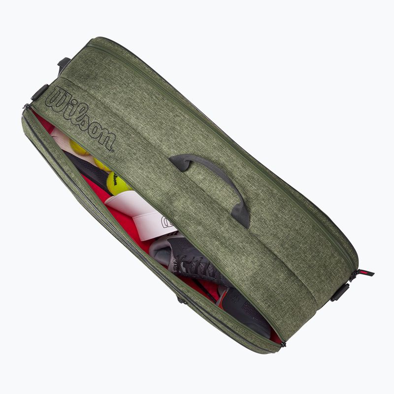 Wilson Team tenisz táska 6Pk heather zöld 5