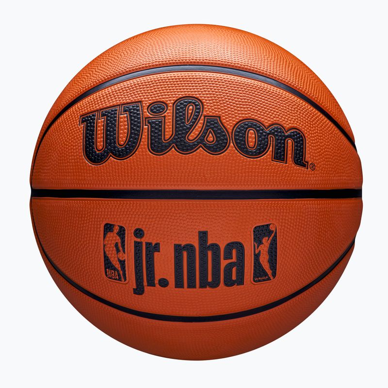 Gyermek kosárlabda Wilson NBA JR Drv Fam Logo barna méret 5