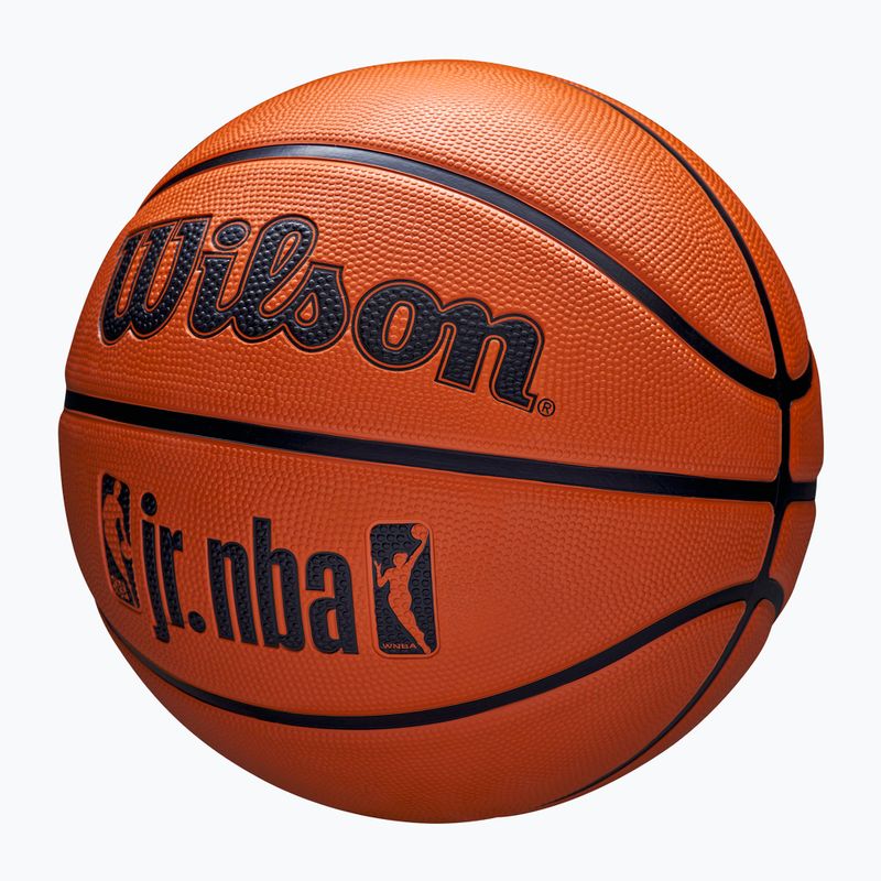 Gyermek kosárlabda Wilson NBA JR Drv Fam Logo barna méret 5 3