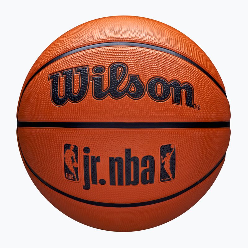 Gyermek kosárlabda Wilson NBA JR Drv Fam Logo barna 4-es méret