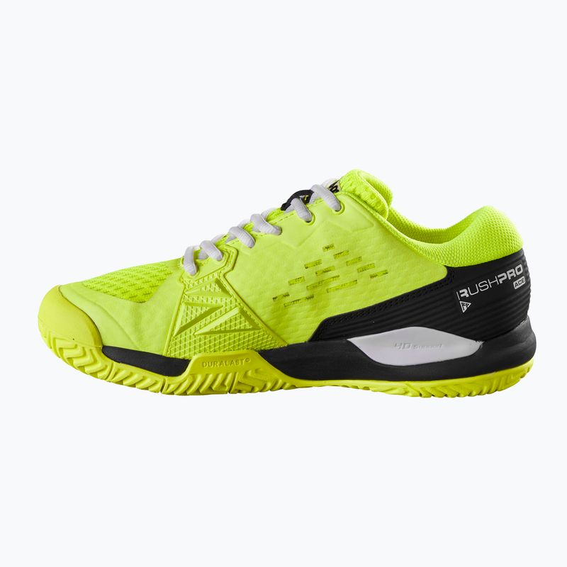 Wilson Rush Pro Ace Safety gyermek teniszcipő fekete és sárga WRS331140 11