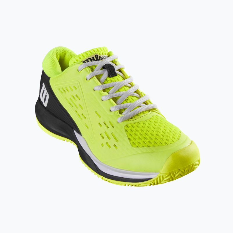 Wilson Rush Pro Ace Safety gyermek teniszcipő fekete és sárga WRS331140 12