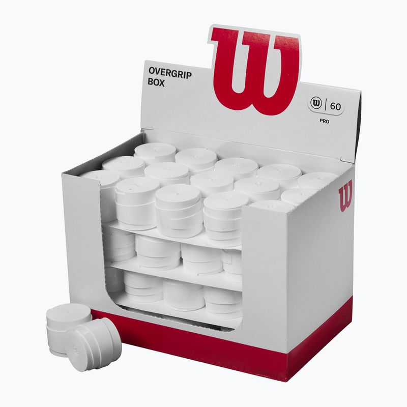 Wilson Pro Overgrip teniszütő burkolatok 60 db fehér.