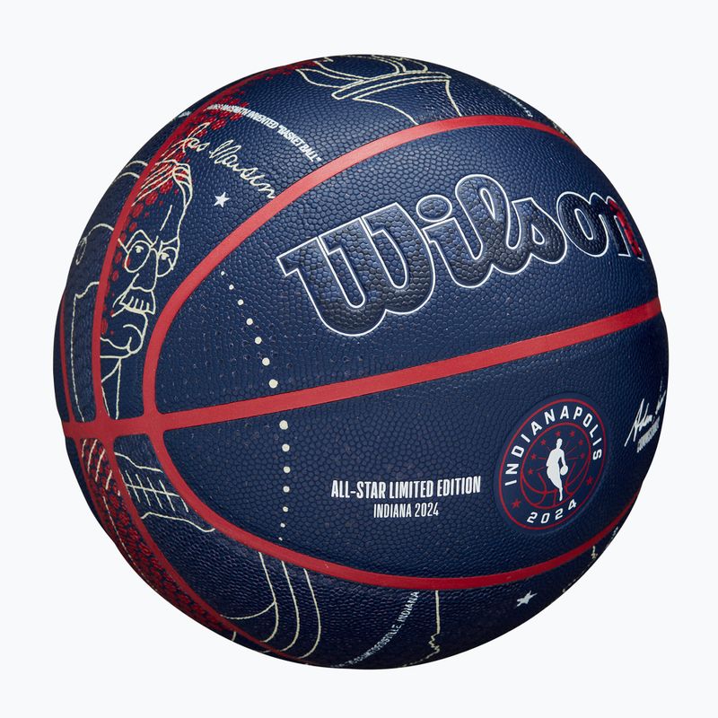 Wilson 2024 NBA All Star Collector kosárlabda + doboz barna 7-es méret 2