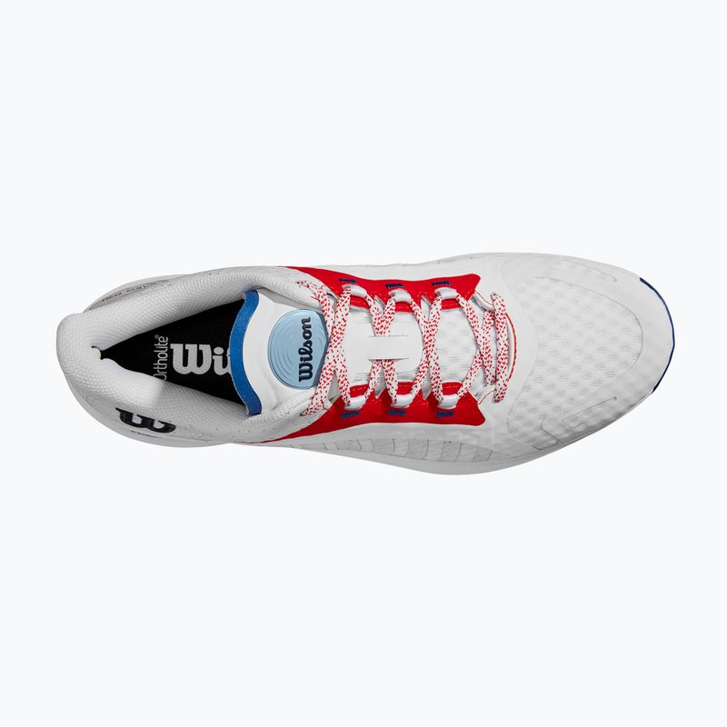 Padel cipő Férfi Wilson Hurakn Pro white/wilson red/deja vu blue 12