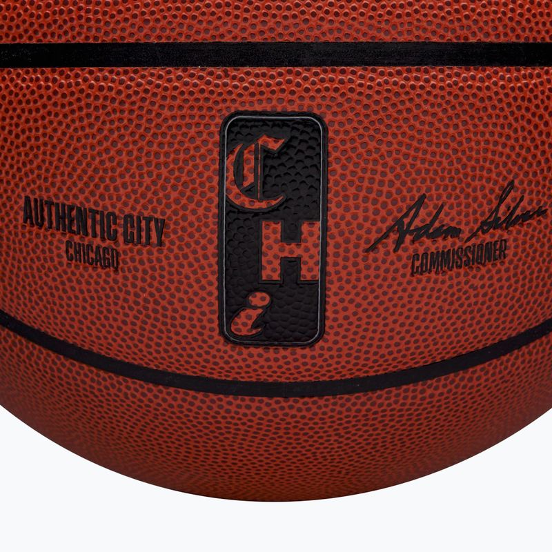 Wilson NBA kosárlabda Authentic City Chicago barna 7-es méret 8