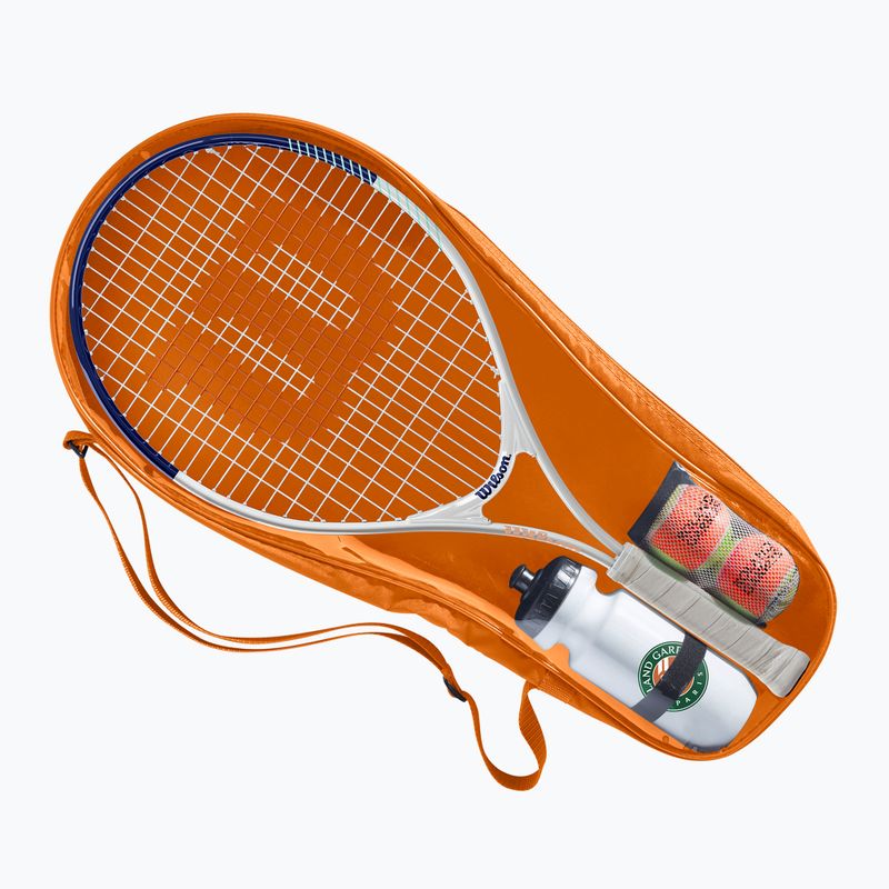 Wilson gyermek tenisz szett Roland Garros Elite Kit 23 fehér/tengerészkék 5