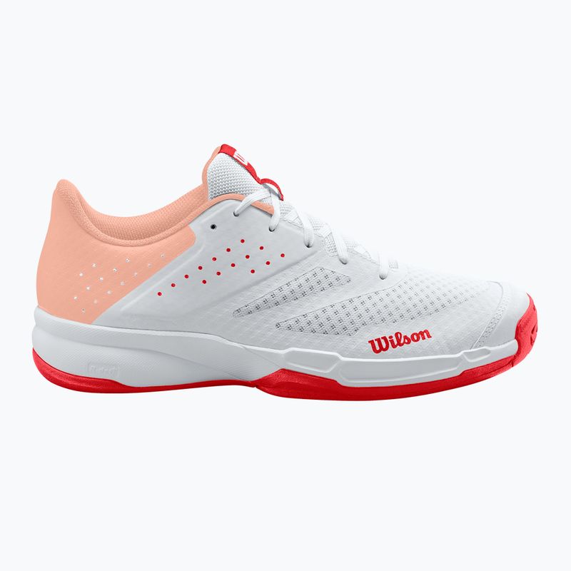 Női teniszcipő Wilson Kaos Stroke 2.0 fehér/barack perfait/infrared 9