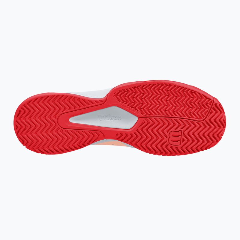 Női teniszcipő Wilson Kaos Stroke 2.0 fehér/barack perfait/infrared 10