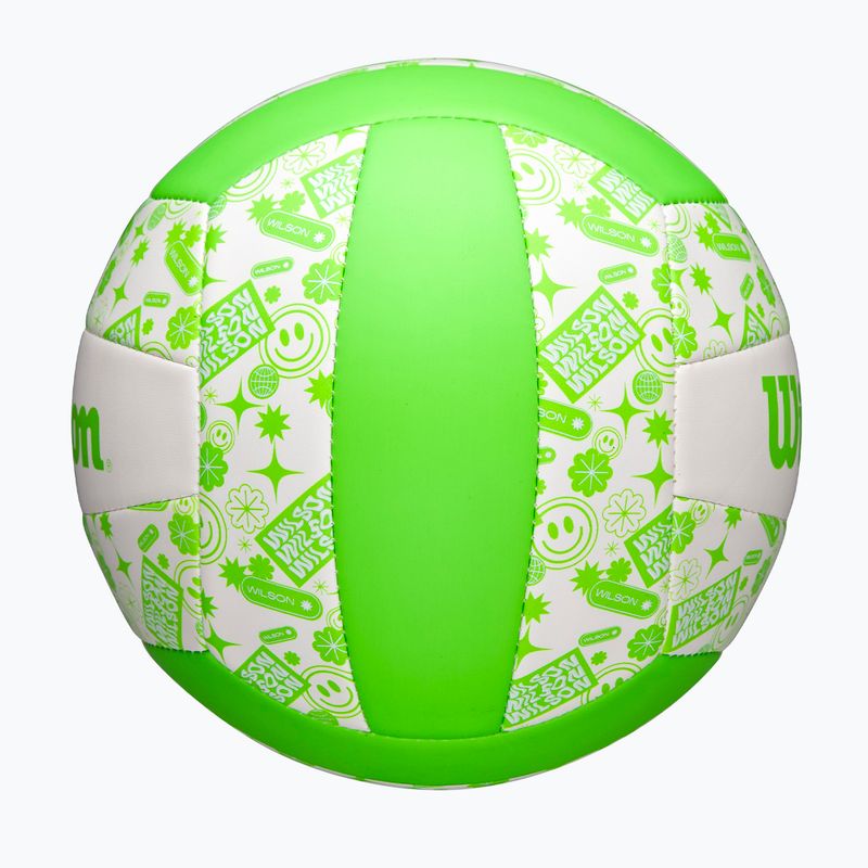 Wilson Stamp green/white röplabda 5 méret 4