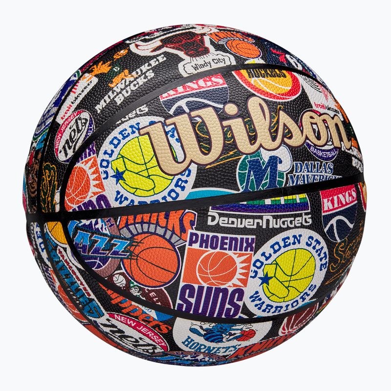 Wilson NBA All Team Retro többszínű kosárlabda 7-es méret 2