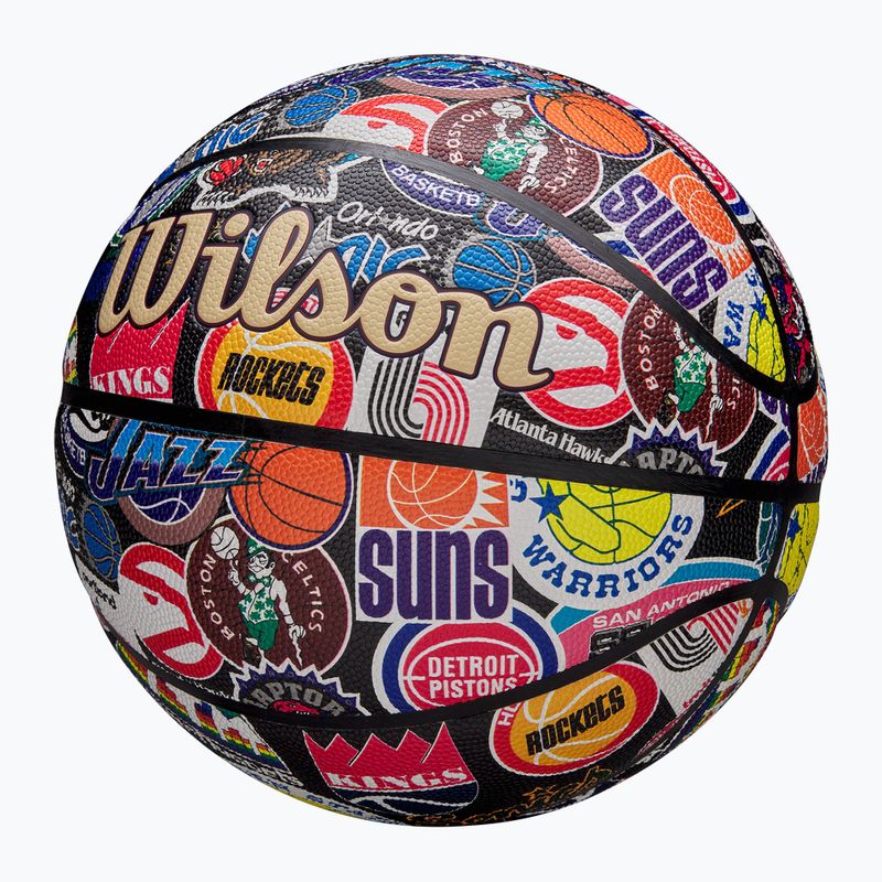 Wilson NBA All Team Retro többszínű kosárlabda 7-es méret 3