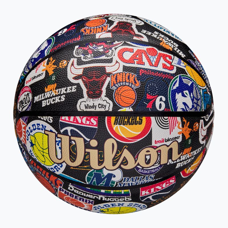 Wilson NBA All Team Retro többszínű kosárlabda 7-es méret 5