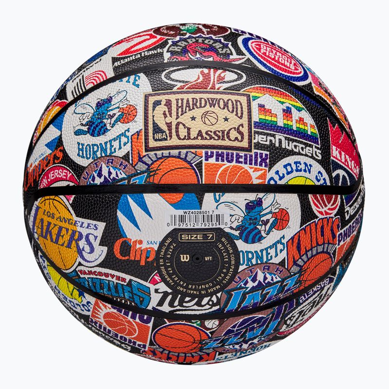 Wilson NBA All Team Retro többszínű kosárlabda 7-es méret 6