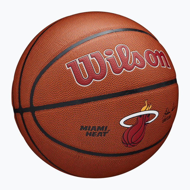 Wilson NBA Team Alliance Miami Heat kosárlabda barna 7-es méret 2
