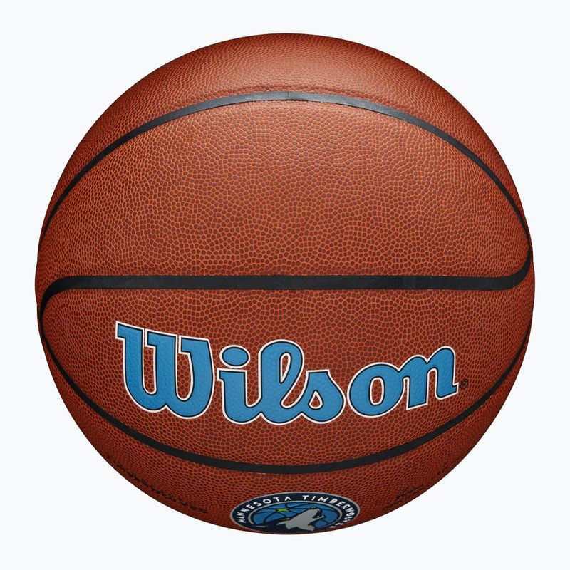 Wilson NBA Team Alliance Minnesota Timberwolves kosárlabda barna 7-es méret 5