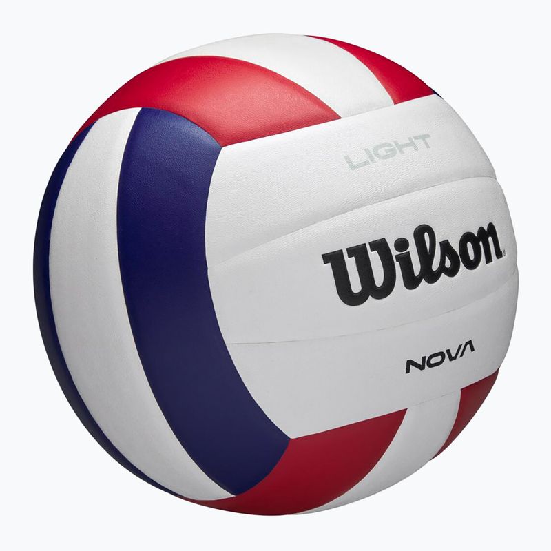 Röplabda Nova Light fehér/piros/tengerészkék méret 5 2