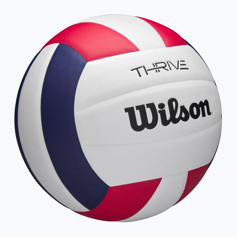 Wilson Thrive röplabda piros/fehér/tengerészkék 5. méret 2