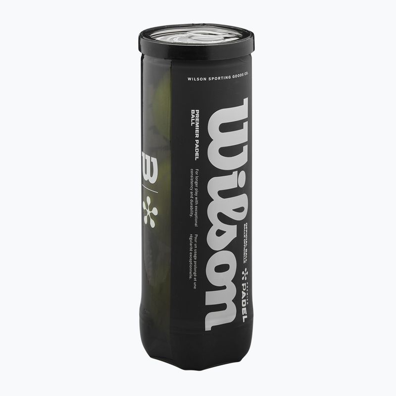 Wilson Premier padel labdák 3 db. sárga 3